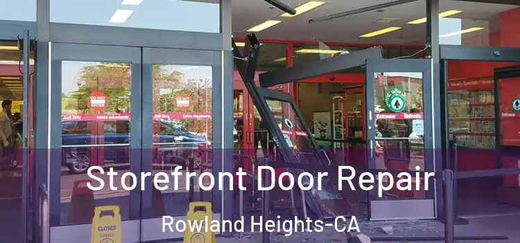 Storefront Door Repair Rowland Heights-CA